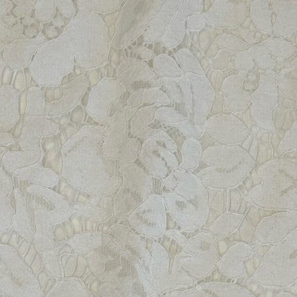 White House Black Market Lace Blouse Women's S | Cream | Cap Sleeve | EUC - Picture 7 of 14